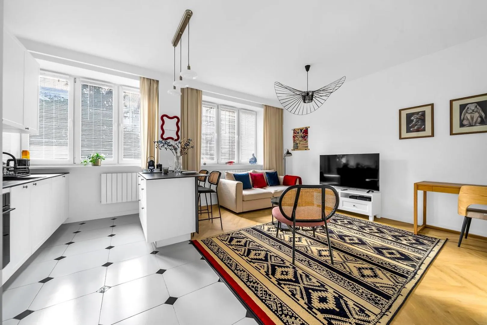 Daire Warsaw - Workspace & Park Nearby - By Rentujemy Polonya